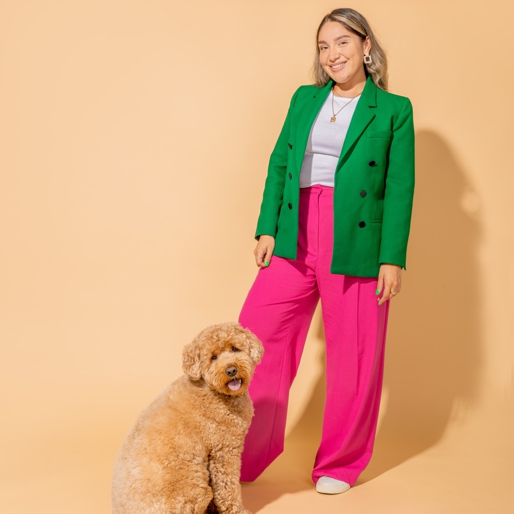 Zara Kelly Green Blazer